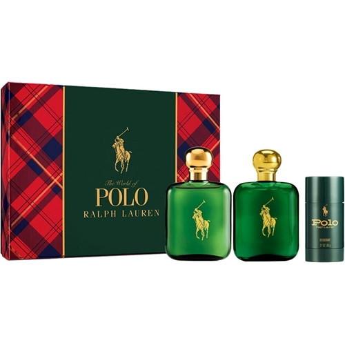 Gift Set Polo Green 3pc 4.0 oz. +By Ralph Lauren