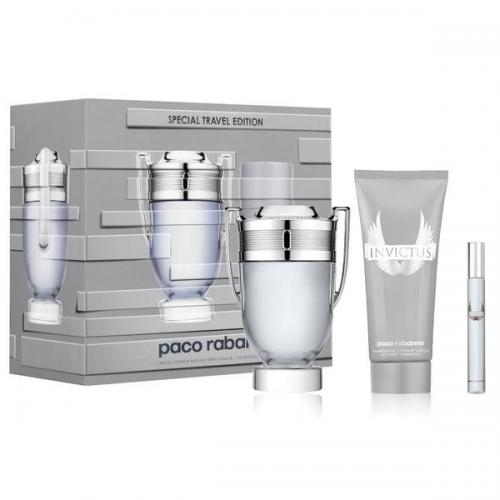 Gift Set Invictus 3 pc 3.4 oz. By Paco Rabanne Men