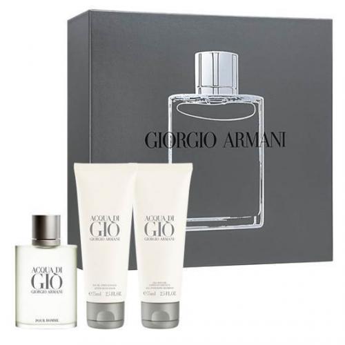 Gift Set Acqua di Gio 3pc 1.7 oz. EDT + By Giorgio Armani