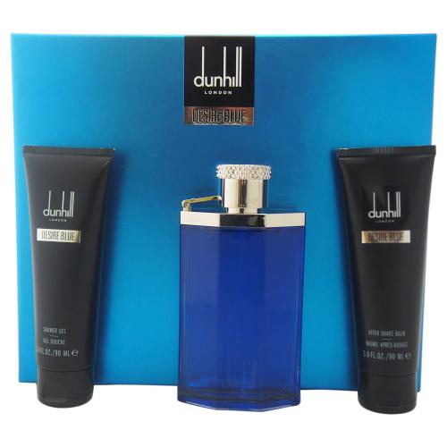 Gift Set Desire Blue 3pc 3.4 oz. EDT + By Dunhill