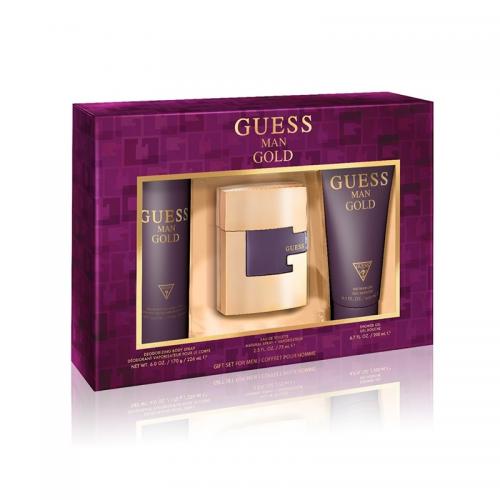 Gift Set Guess Gold 3 Pc by guess