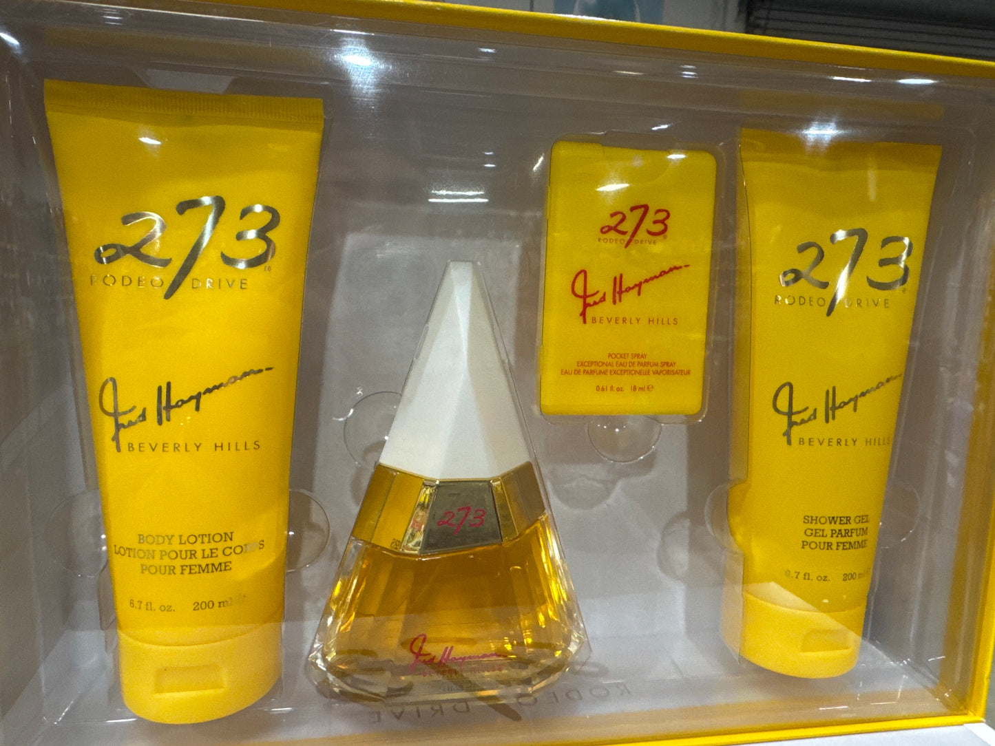 Set 273 4pc 2.5 oz.+ B/L by Fred Hayman