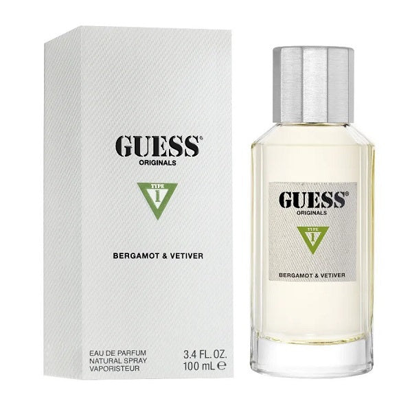 Guess Type 1 Bergamot & Vetiver 3.4 oz. EDP Men