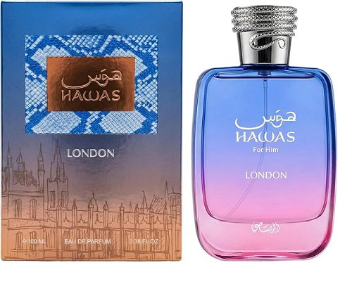Hawas London By Rasasi 3.38 oz. Men