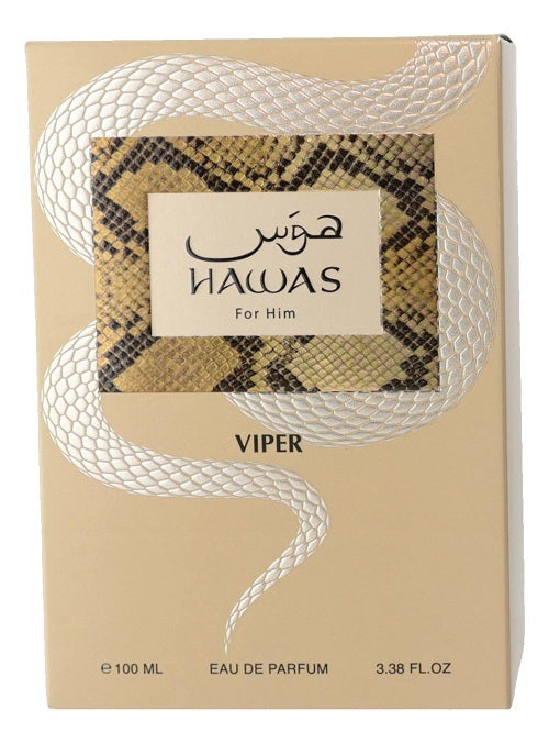 Hawas Viper 3.4 oz. (100ml) Eau Parfum Men