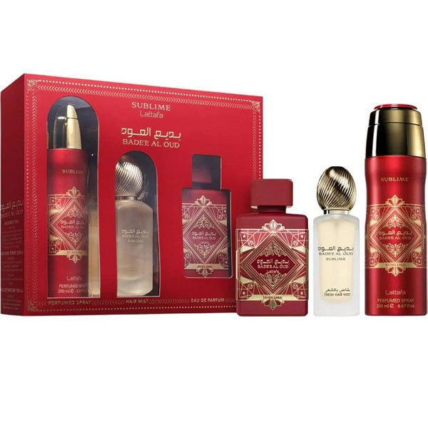 Gift Set Badee Al Oud Sublime 3pc 3.4 oz. EDP Unisex