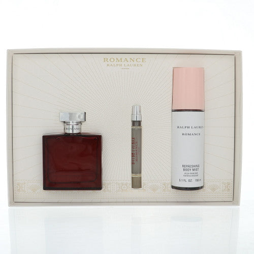 Gift Set Romance Intense By Ralph Lauren 3pc 3.4 oz. EDP + Women
