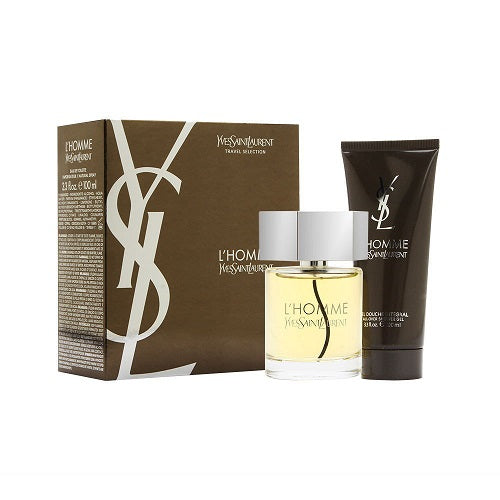 Set YSL L'Homme 2pc 3.3 oz. EDT + S/G by Yves Saint Laurent Men