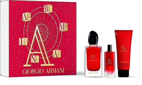 Gift Set Armani Si Passione 3pc 3.4 oz. EDP+ Women