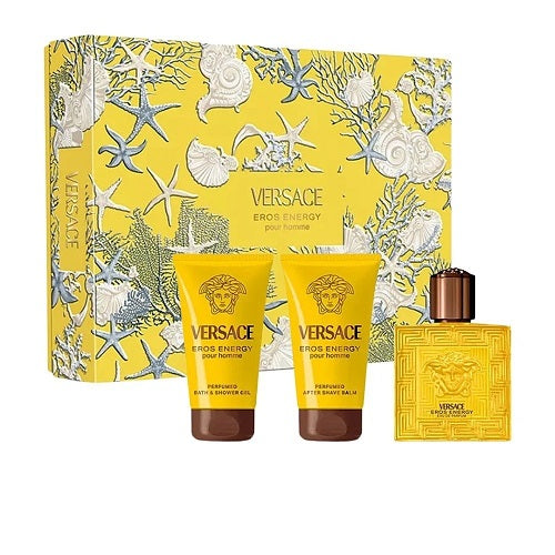 Gift Set Versace eros Energy 3pc 1.7 oz. Men