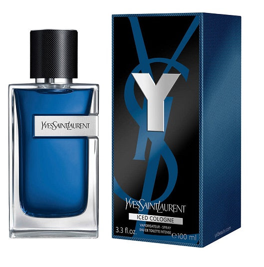 Y Iced Cologne By Yves Saint Lauren 3.3 oz. Eau de Toilette Intense Men