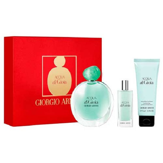 Gift Set Acqua di Gioia 3pc 3.4 oz. Women