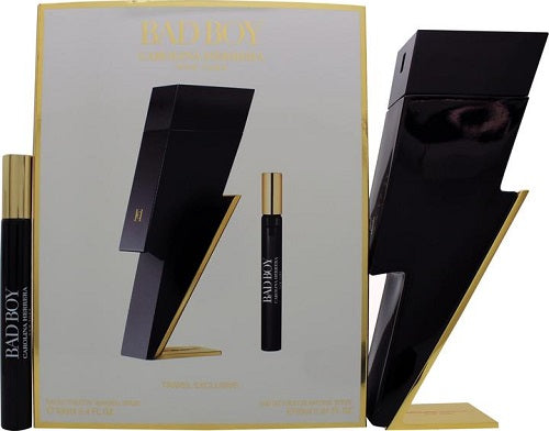 Gift Set Bad Boy By Carolina Herrera 2pc 3.4 oz. + Mini Men