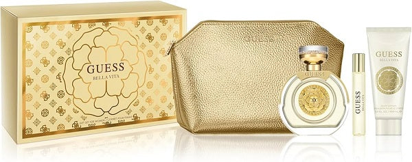 Gift Set Guess Bella Vita 4pc 3.4 oz. + Mini + Pouch + B/L Women