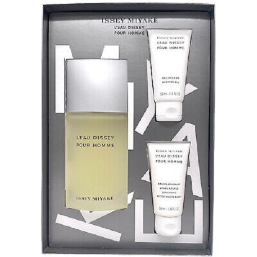 Gift Set L'eau D'issey Miyake 3pc 4.2 oz. EDT Men