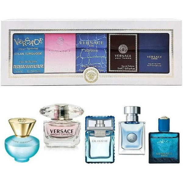 Gift Set Versace Minis 5pc Women and Men