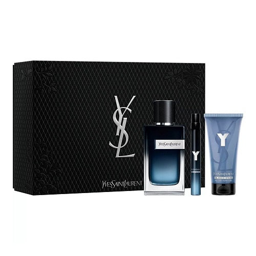 Gift Set Y By YSL 3pc 3.4 oz. EDP + Men