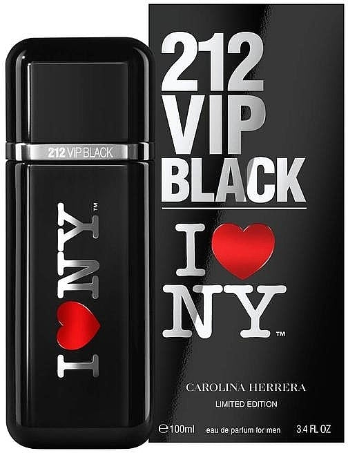 212 VIP Black I Love Ny 3.4 oz. Eau de Parfum Men