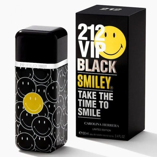 212 VIP Black Smiley By Carolina Herrera 3.4 oz. Eau de Parfum Men