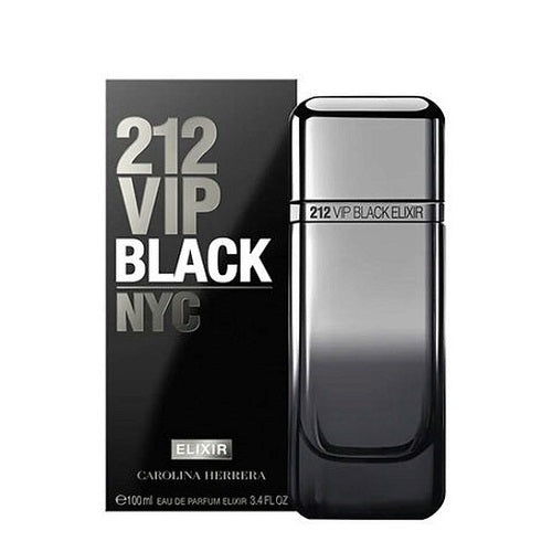 212 VIP Black Elixir By Carolina Herrera 3.4 oz. EDP Men