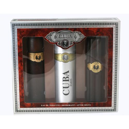 Gift Set Cuba Gold 3pc By Cuba