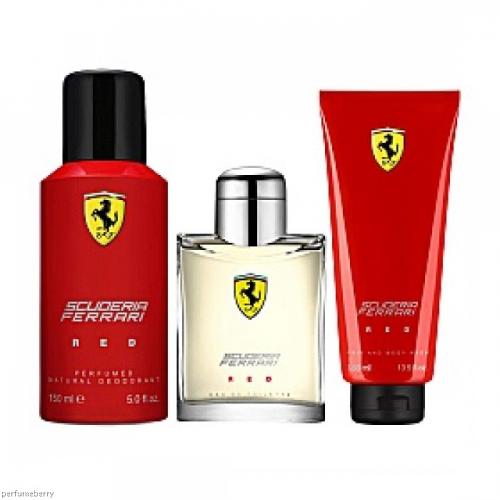 Gift Set Ferrari Scuderia Red By Ferrari