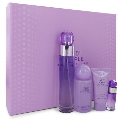 Gift Set 360 Purple 4 pc By Perry Ellis