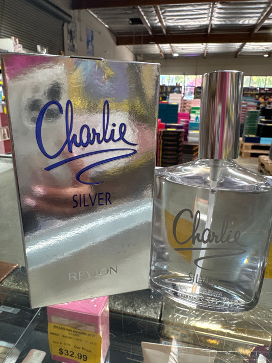 Charlie Silver 3.4 oz. Eau de Toilette  by Revlon Women