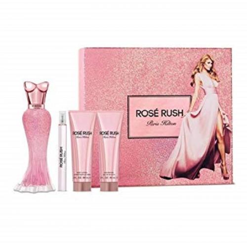 Gift Set Rose Rush 4pc 3.4 oz. By Paris Hilton