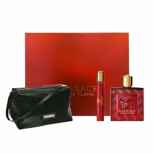 Gift Set Versace Eros Flame 3pc Men