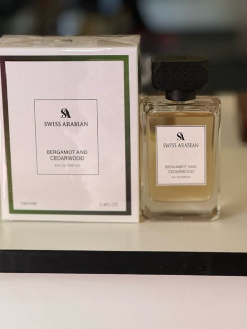 Bergamot and Cedarwood by Swiss Arabian 3.4 oz. EDP Men