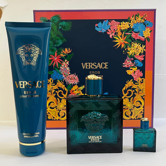 Set Versace Eros 3 pc EDP 3.0 oz. Men