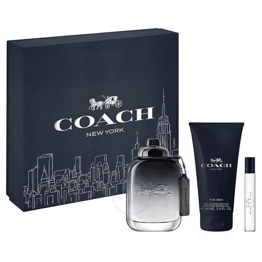 Gift Set Coach New York 3pc 3.4 oz. EDT Men