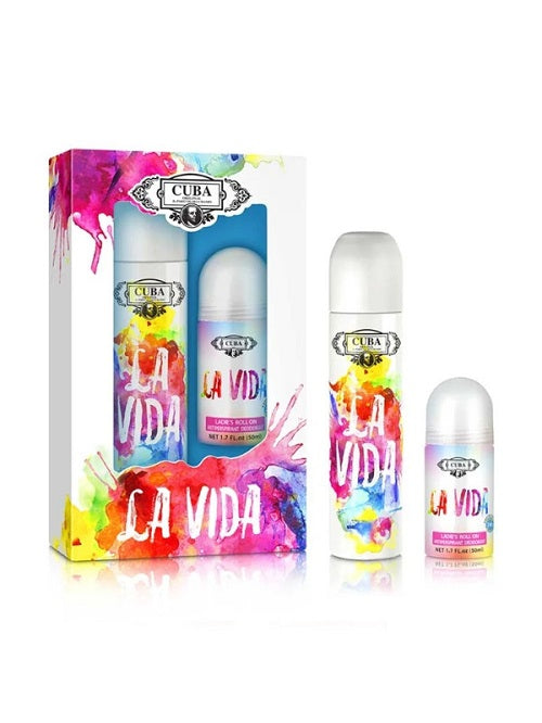 Gift Set Cuba La Viva 2pc 3.3 oz. Women