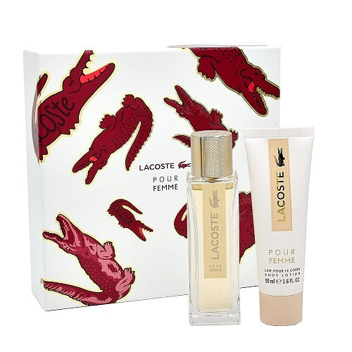 Gift Set Lacoste Femme 2pc 1.6 oz. edt + Body Lotion Women