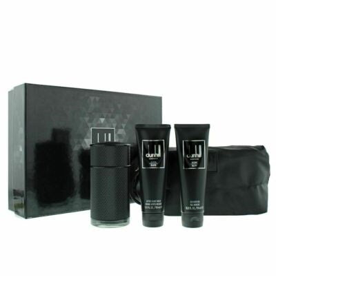 Gift Dunhill Icon Elite 4pc 3.4 oz. + S/G + A/S + Bag Men