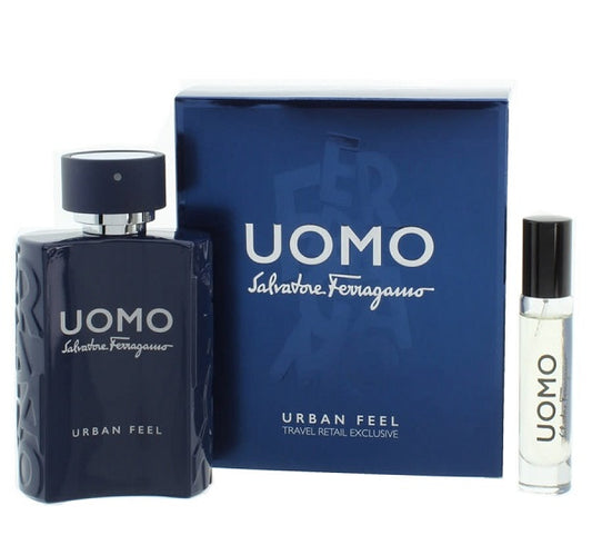 Gift Set Ferragamo Urban Feel 2pc 3.4 oz. + Mini Men
