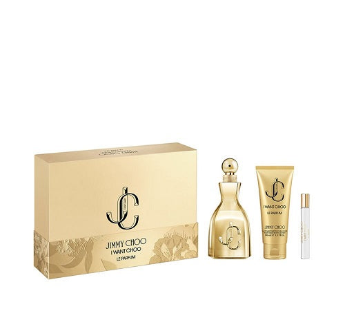 Gift Set I Want Choo Le Perfume 3pc 3.3 oz. Parfum + Mini + Women