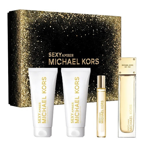 Gift Set Sexy Amber By Michael Kors 4pc Women