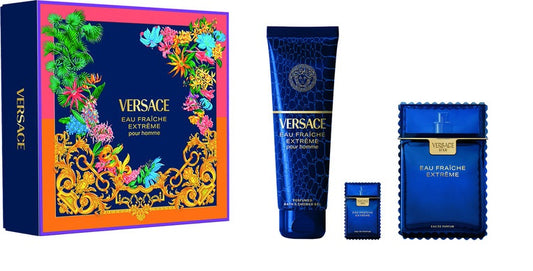 Gift Set Versace Eau Fraiche Extreme 3pc 3.4oz.+mini + A/S