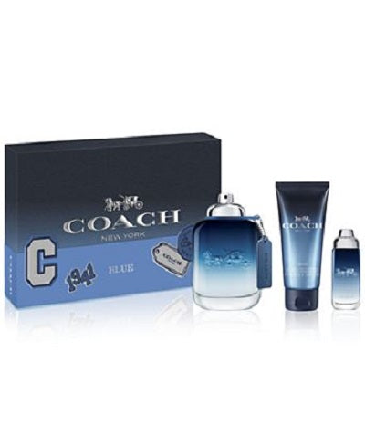 Gift Set Coach Blue 3pc 3.4 oz. Eau de Toilette + Mini Men