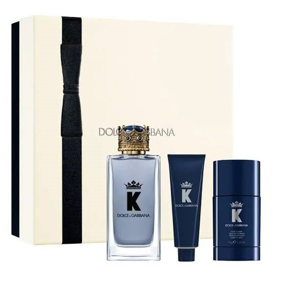 Gift Set D&G K 3pc 3.4oz. EDT + Deo + Mini Men