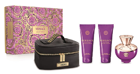 Gift Set Versace Dylan 4pc (W) 3.4 oz. Eau de Parfum Women