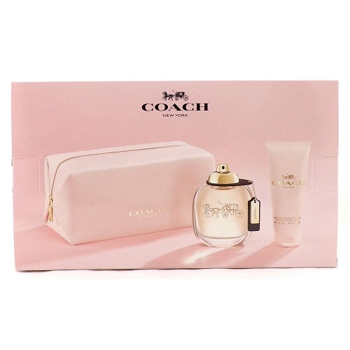 Gift Set Coach NYC With Pouch 3pc 3.0 oz. EDP Women