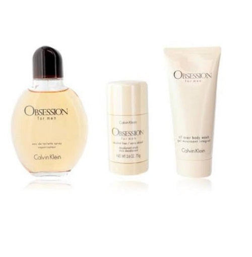 Gift Set Obsession 3pc 4.2oz.+ Deo + 3.3oz. B/W Men