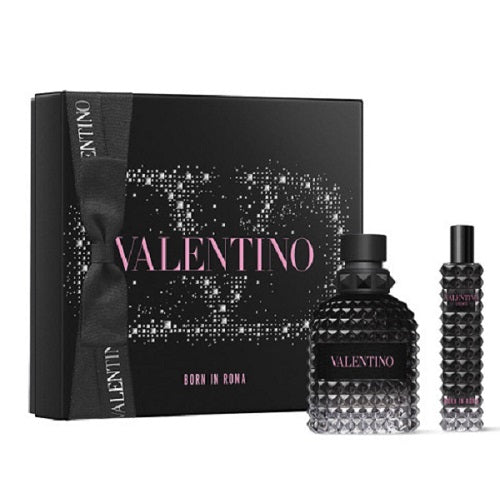 Gift Set Born in Roma By Valentino 2pc 3.4 oz. + Mini Men