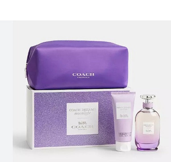 Gift Set Coach Moonlight 3pc 3.0 oz. 3.4oz. + Pouch + B/L Women
