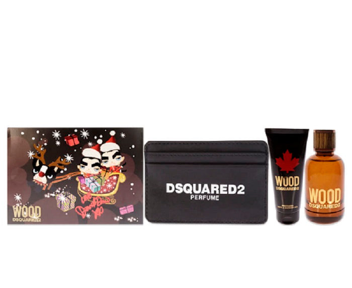 Gift Set DSQuared2 Wood 3pc 3.4oz. + Men