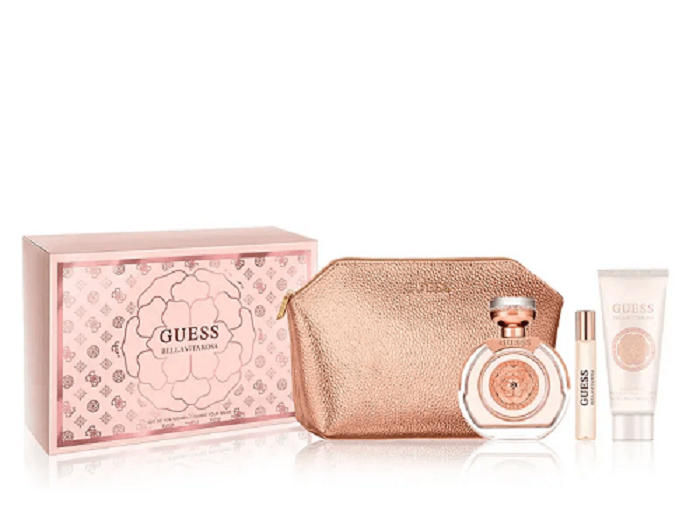 Gift Set Guess Bella Vita Rosa 4pc 3.4oz. + Pounch Women