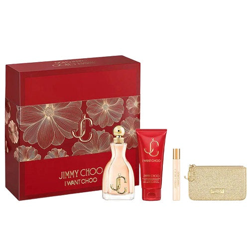 Gift Set I Want Choo by Jimmy Choo 4pc 3.4 oz. EDP Women